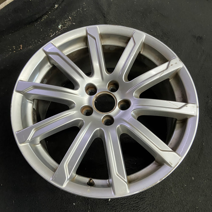 18" AUDI A4 09-12 18x8 , 10 spoke Original OEM Wheel Rim - Side Profile