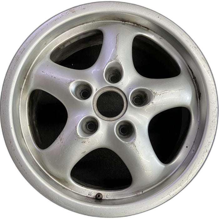 17" PORSCHE 911 95 17x7 Original OEM Wheel Rim - Front View