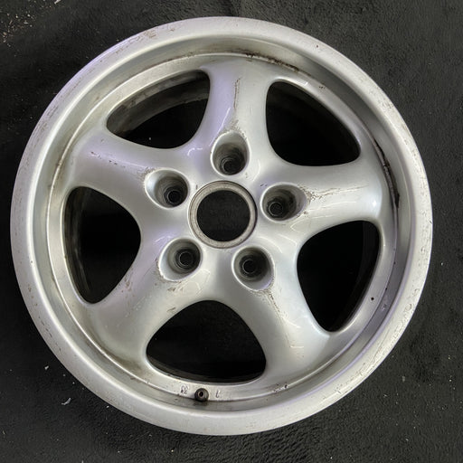 17" PORSCHE 911 95 17x7 Original OEM Wheel Rim - Angle View