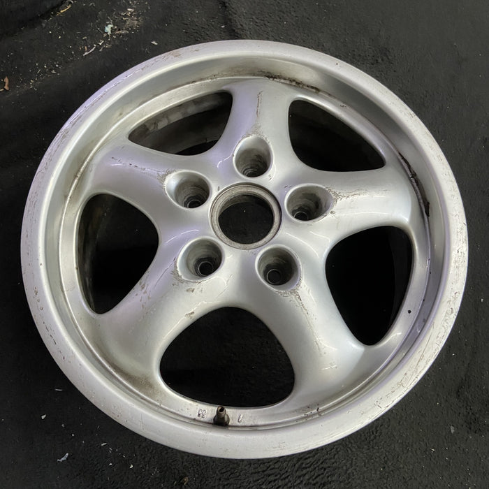 17" PORSCHE 911 95 17x7 Original OEM Wheel Rim - Side Profile