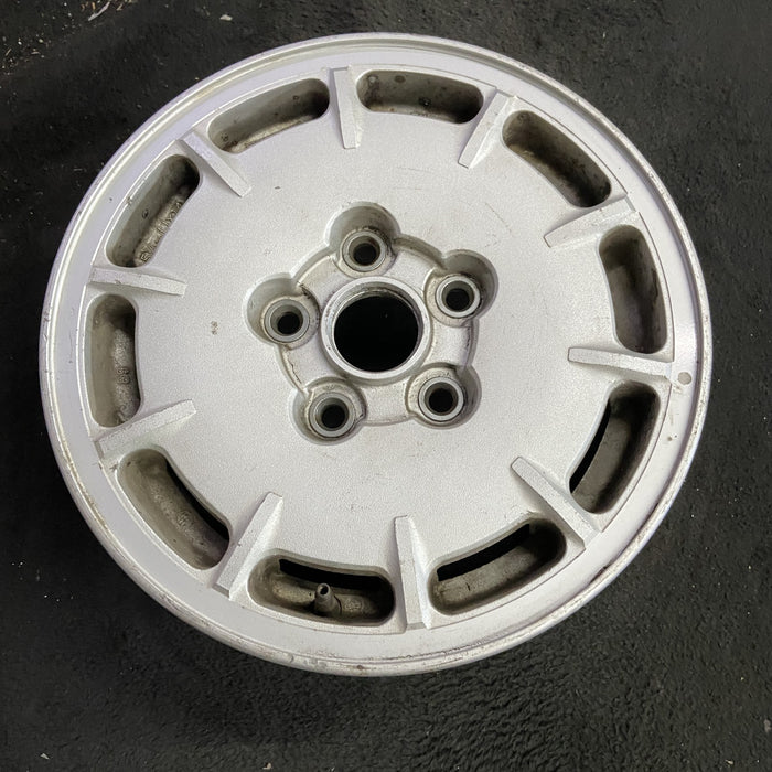 14" MAZDA 626 88-89 14x5.5, alloy, 10-slot Original OEM Wheel Rim - Side Profile