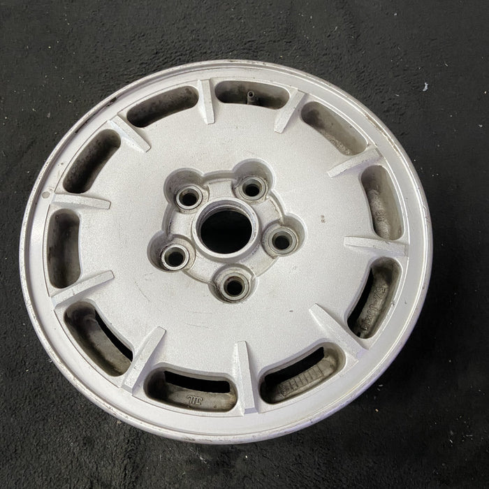 14" MAZDA 626 88-89 14x5.5, alloy, 10-slot Original OEM Wheel Rim - Close-Up Detail