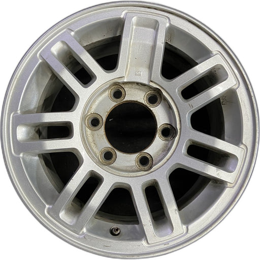 16" HUMMER H3 08 16x7.5 7 double spoke finish Original OEM Wheel Rim - Front View