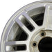 16" HUMMER H3 08 16x7.5 7 double spoke finish Original OEM Wheel Rim - Angle View