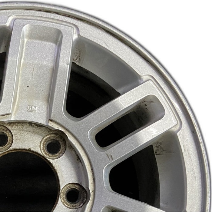 16" HUMMER H3 08 16x7.5 7 double spoke finish Original OEM Wheel Rim - Side Profile