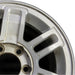 16" HUMMER H3 08 16x7.5 7 double spoke finish Original OEM Wheel Rim - Side Profile