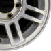16" HUMMER H3 08 16x7.5 7 double spoke finish Original OEM Wheel Rim - Close-Up Detail