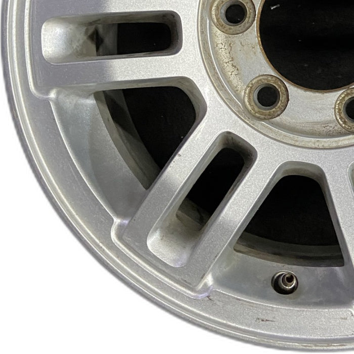 16" HUMMER H3 08 16x7.5 7 double spoke finish Original OEM Wheel Rim - Back View