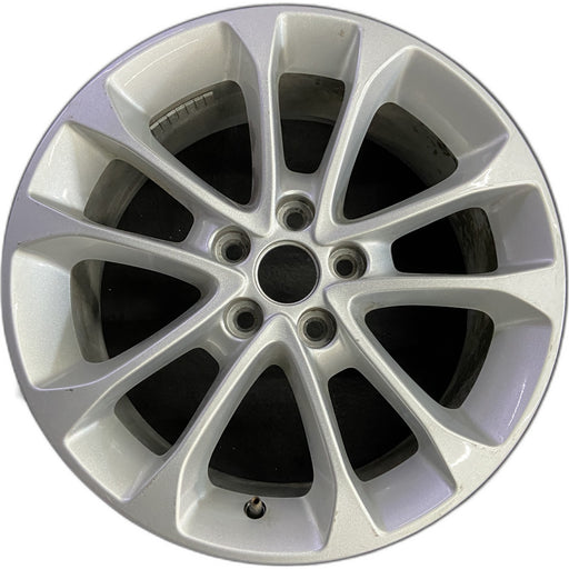 17" FUSION 19 17x7.5, aluminum, 10 spoke , w/flared spoke ends, Original OEM - Front View