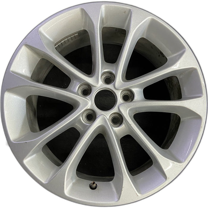 17" FUSION 19 17x7.5, aluminum, 10 spoke , w/flared spoke ends, Original OEM - Front View