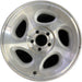 16" EXPLORER 98 16x7 aluminum 5 spoke ID F87A-HA machined face Original OEM - Front View