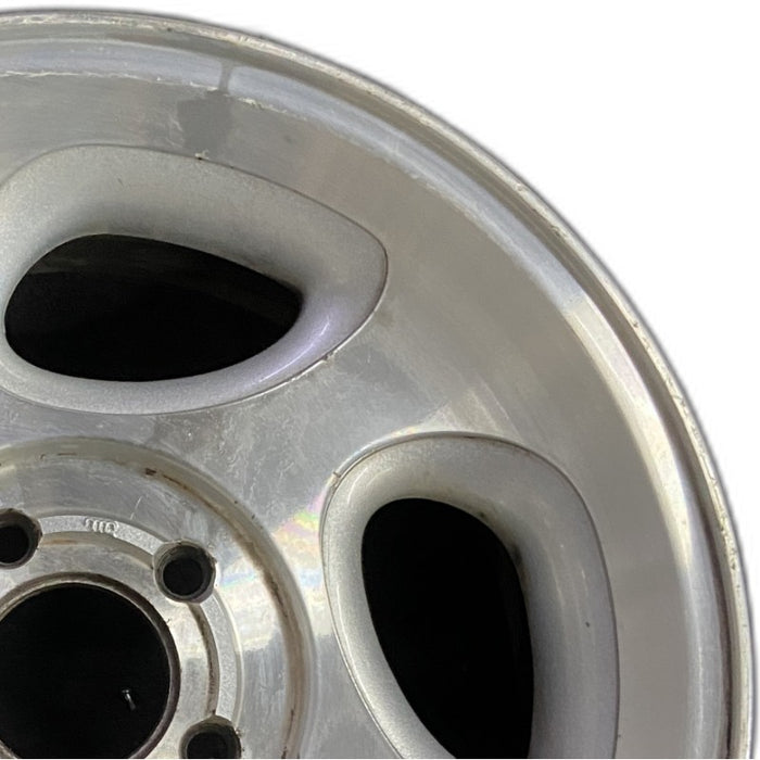 16" EXPLORER 98 16x7 aluminum 5 spoke ID F87A-HA machined face Original OEM - Side Profile