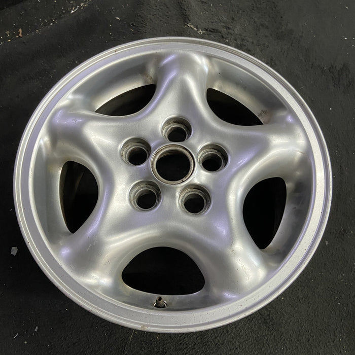 16" LAND ROVER 00-01 , alloy , 16x8 Original OEM Wheel Rim - Side Profile