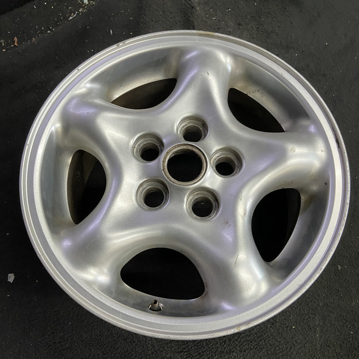 16" LAND ROVER 00-01 , alloy , 16x8 Original OEM Wheel Rim - Side Profile