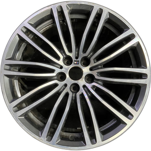 19" 530e 18-20 19x8 10 spoke double spoke dark gray orbit gray Original OEM - Front View