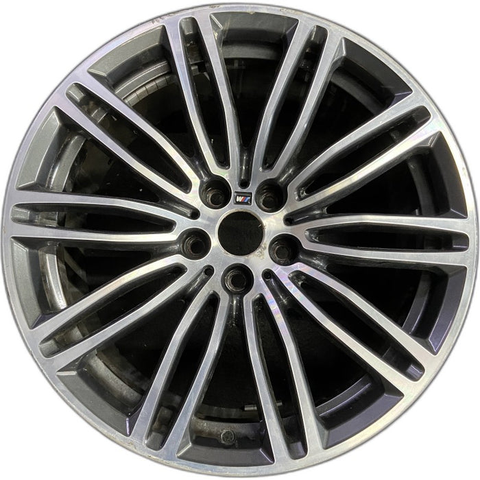 19" 530e 18-20 19x8 10 spoke double spoke dark gray orbit gray Original OEM - Front View