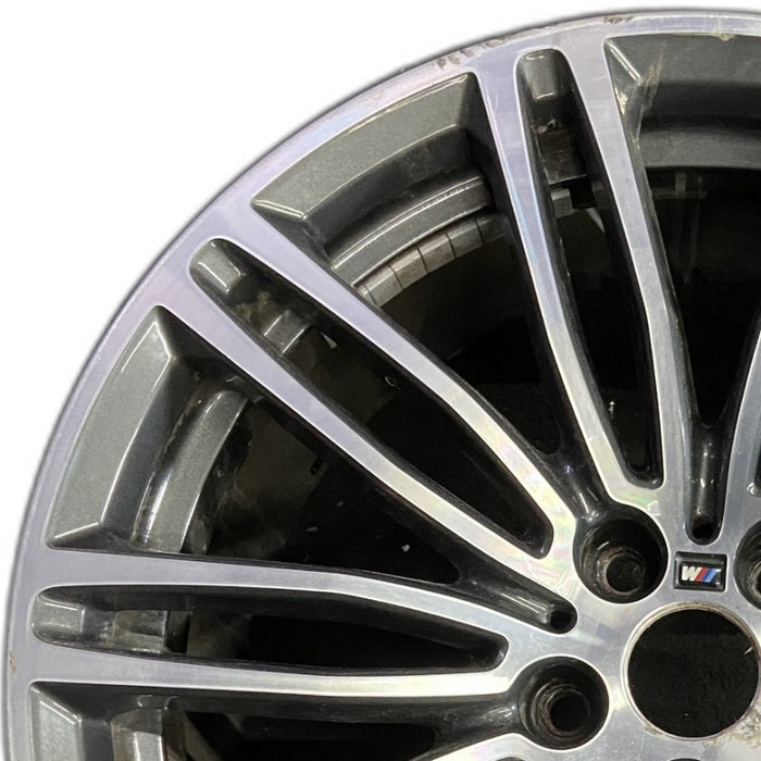 19" 530e 18-20 19x8 10 spoke double spoke dark gray orbit gray Original OEM - Angle View
