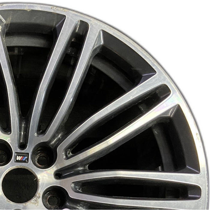 19" 530e 18-20 19x8 10 spoke double spoke dark gray orbit gray Original OEM - Side Profile