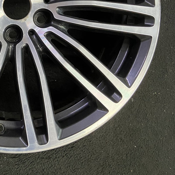 19" 530e 18-20 19x8 10 spoke double spoke dark gray orbit gray Original OEM - Back View