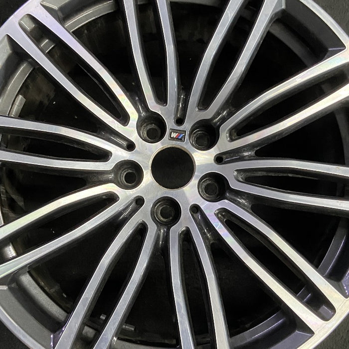 19" 530e 18-20 19x8 10 spoke double spoke dark gray orbit gray Original OEM - Angle View