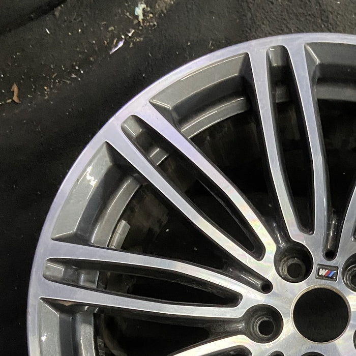 19" 530e 18-20 19x8 10 spoke double spoke dark gray orbit gray Original OEM - Side Profile