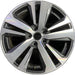 18" LEGACY 18 18x7 alloy Wag 5 spoke Limited machined center cap dark gray - Front View