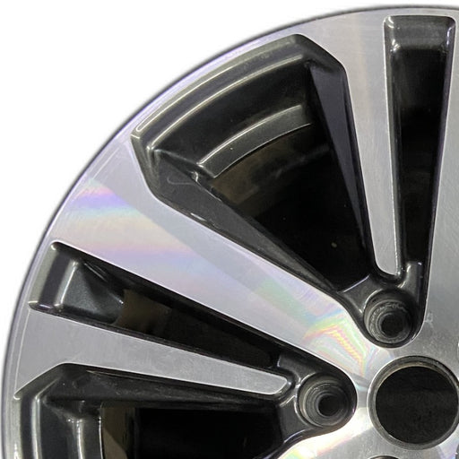 18" LEGACY 18 18x7 alloy Wag 5 spoke Limited machined center cap dark gray - Angle View