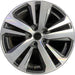 18" LEGACY 18 18x7 , 5 spoke , dark gray inlay Original OEM Wheel Rim - Front View