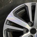 18" LEGACY 18 18x7 alloy Wag 5 spoke Limited machined center cap dark gray - Side Profile