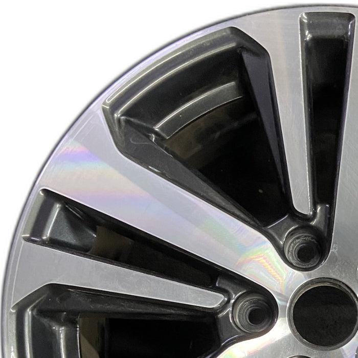 18" LEGACY 18 18x7 alloy Wag 5 spoke Limited machined center cap dark gray - Angle View