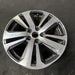 18" LEGACY 18 18x7 , 5 spoke , dark gray inlay Original OEM Wheel Rim - Close-Up Detail