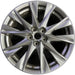 19" MAZDA CX-5 21 aluminum, 19x7, gloss black Original OEM Wheel Rim - Front View