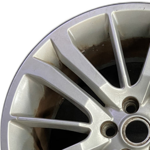 20" RANGE ROVER SPORT 09 alloy 20x9.5 15 spoke shadow chrome silver entire - Angle View