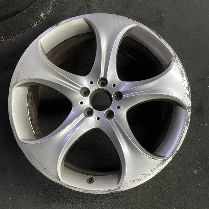 20" MERCEDES S-CLASS 14 222 Type; S550, 20x8.5, 5 spoke Original OEM Wheel Rim - Angle View