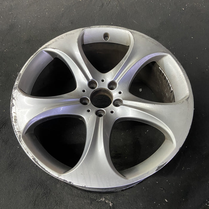 20" MERCEDES S-CLASS 14 222 Type; S550, 20x8.5, 5 spoke Original OEM Wheel Rim - Close-Up Detail