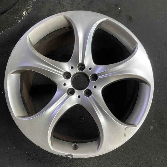 20" MERCEDES S-CLASS 14 222 Type; S550, 20x9.5, 5 spoke Original OEM Wheel Rim - Angle View