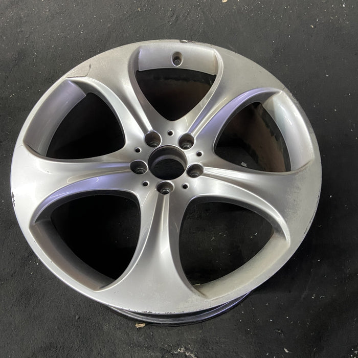 20" MERCEDES S-CLASS 14 222 Type; S550, 20x9.5, 5 spoke Original OEM Wheel Rim - Close-Up Detail