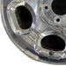 17" NAVIGATOR 00 17x7.5 14mm lug 16mm hole aluminum 6 ovals chrome Original OEM - Back View