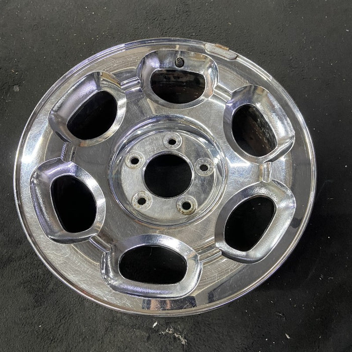17" NAVIGATOR 00 17x7.5 14mm lug 16mm hole aluminum 6 ovals chrome Original OEM - View 8