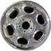 17" NAVIGATOR 00 , 14mm lug , aluminum, 6 ovals, chrome Original OEM Wheel Rim - Front View