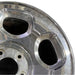 17" NAVIGATOR 00 17x7.5 14mm lug 16mm hole aluminum 6 ovals chrome Original OEM - Side Profile
