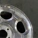 17" NAVIGATOR 00 17x7.5 14mm lug 16mm hole aluminum 6 ovals chrome Original OEM - Close-Up Detail