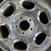 17" NAVIGATOR 00 17x7.5 14mm lug 16mm hole aluminum 6 ovals chrome Original OEM - Angle View