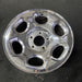 17" NAVIGATOR 00 , 14mm lug , aluminum, 6 ovals, chrome Original OEM Wheel Rim - Close-Up Detail