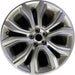 19" EDGE 19 19x8 aluminum TPMS Original OEM Wheel Rim - Front View