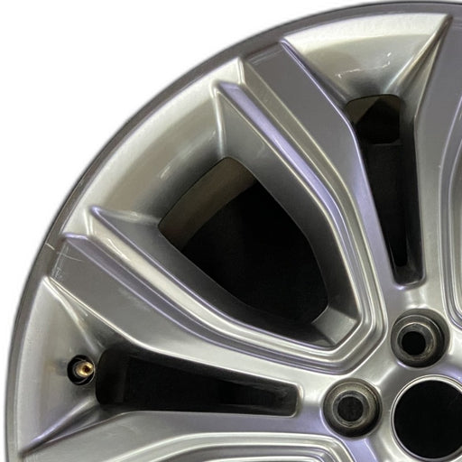 19" EDGE 19 19x8 aluminum TPMS Original OEM Wheel Rim - Angle View
