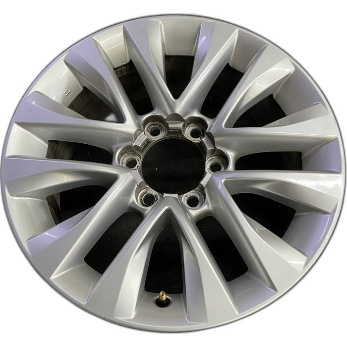 18" LEXUS GX460 14-17 , , split spoke , silver Original OEM Wheel Rim - Front View