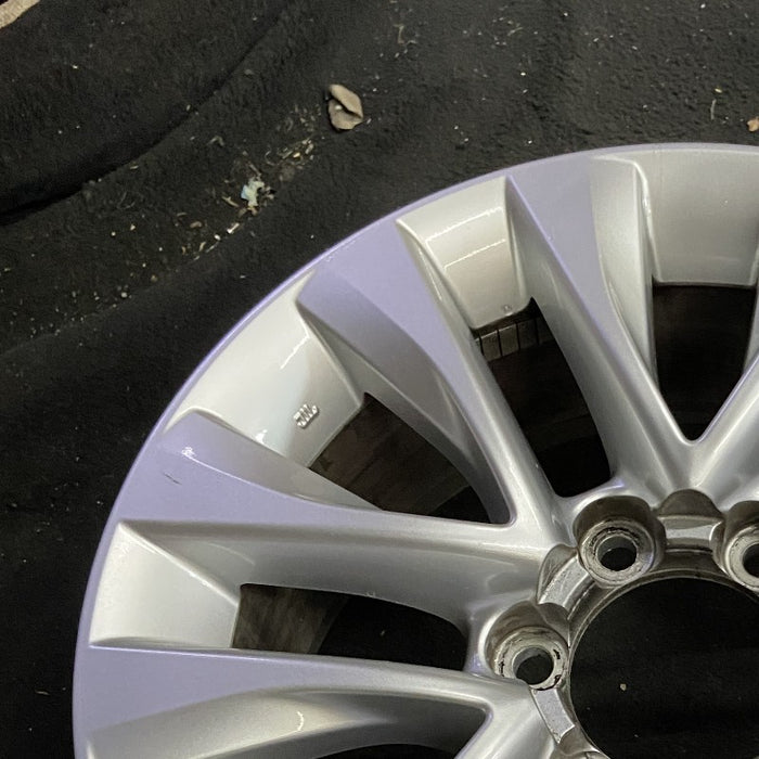 18" LEXUS GX460 14-17 18x7.5 alloy 6 spoke split spoke V spoke silver Original - Side Profile