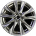 19" MAZDA CX-5 21 aluminum, 19x7, gloss black Original OEM Wheel Rim - Front View