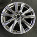 19" MAZDA CX-5 21 aluminum, 19x7, gloss black Original OEM Wheel Rim - Side Profile